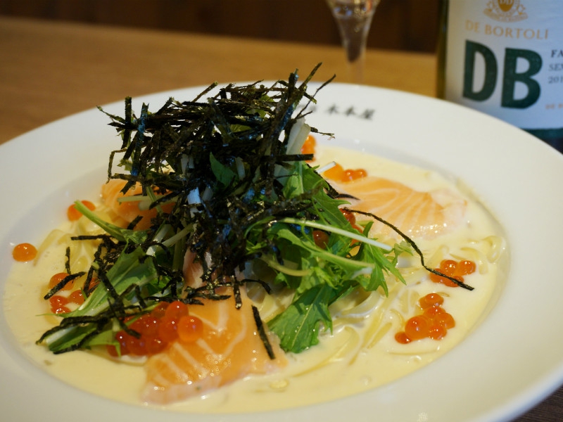 自慢の自家製生パスタ。夜のパーティコースで驚きの食べ放題も! (大阪市 中央区 自家製生パスタ専門店 木本屋 ) 自慢の自家製生パスタ。夜のパーティコースで驚きの食べ放題も! (大阪市 中央区 自家製生パスタ専門店 木本屋 )|自家製生パスタ専門店 木本屋