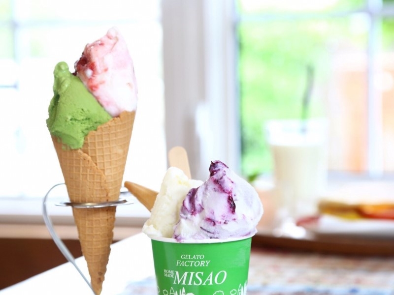 牧場直営!ミルクの美味しさを最大限引き出すジェラートショップ。季節に応じてレシピは100種類も!(岡山 岡山市 ミルク工房ジェラテリアMISAO) 牧場直営!ミルクの美味しさを最大限引き出すジェラートショップ。季節に応じてレシピは100種類も!(岡山 岡山市 ミルク工房ジェラテリアMISAO)|みさお牧場直営店 ミルク工房ジェラテリアMISAO 本店