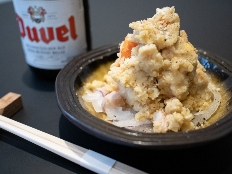 お箸バルjulian 樽生ベルギービールとお箸で食べるイタリアンをペアリング スタイリッシュな新感覚バル 大阪 福島 お箸バルjulian レポハピ
