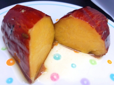 焼き芋というよりスイーツ！ ファミリーマート「しっとりなめらか みつあま焼き芋」を食べてみた♪｜コンビニトピック