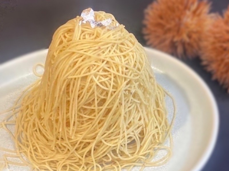 和栗専門店で培ったノウハウを集約! 和栗の風味を楽しめる絞りたての「1ミリモンブラン」和モダンなナッツスイーツカフェ(大阪市 阿倍野区 nutscafe仁/ナッツカフェ ジン)