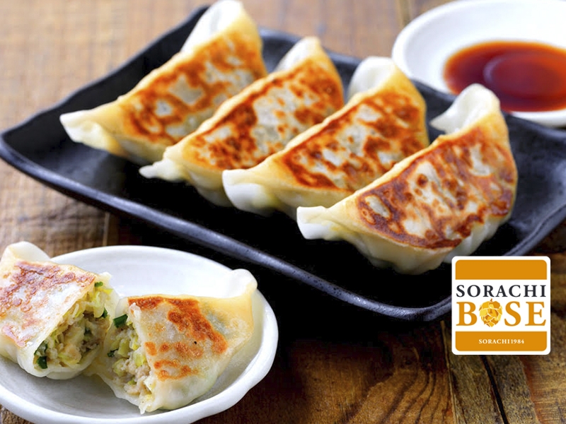 【大阪市 中央区 Sunny Day Dumpling/サニーデイダンプリング】肉汁たっぷり!ジューシーな看板餃子「宇都宮ハレノヒ餃子」国産クラフトビールと本格餃子が楽しめるビアダイニング 【大阪市 中央区 Sunny Day Dumpling/サニーデイダンプリング】肉汁たっぷり!ジューシーな看板餃子「宇都宮ハレノヒ餃子」国産クラフトビールと本格餃子が楽しめるビアダイニング|サッポロ SORACHI 1984