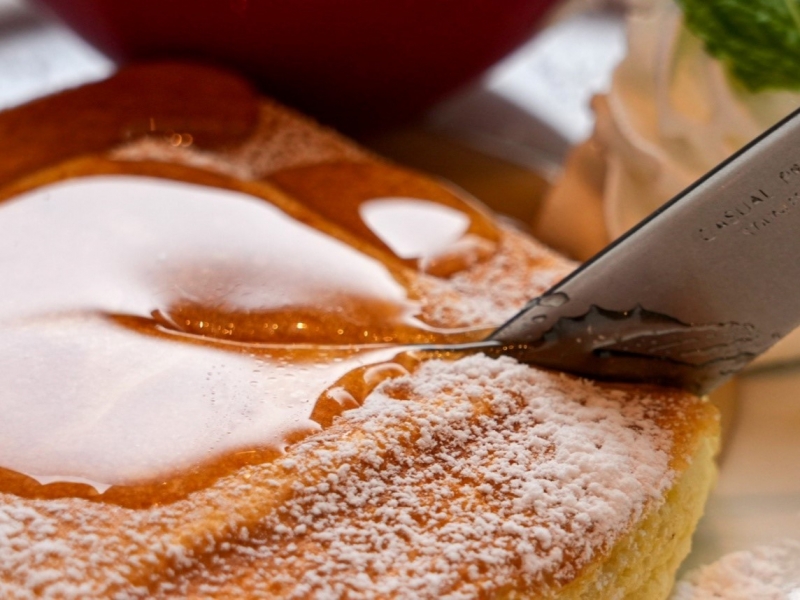 スイーツファン通信 ふわふわ食感に感動! さかい珈琲のパンケーキモーニング「バターホットサンド」実食レポ|スイーツファン通信-004