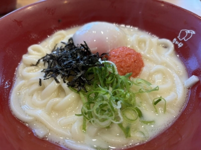 クリーミーな新感覚！　なか卯「温たま明太クリームうどん」は和と洋が融合した斬新な一品