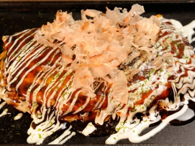 新鮮なイカのコリコリ食感☆昔焼「イカ玉」790円（税込）