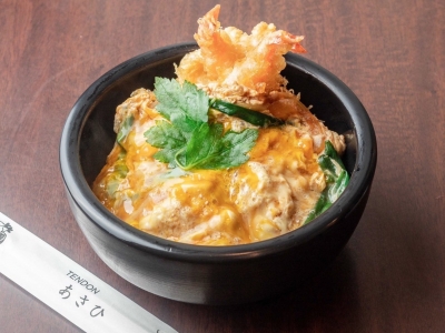 サクサク天ぷらのふわふわ玉子とじ♪「天とじ丼」730円（税込）