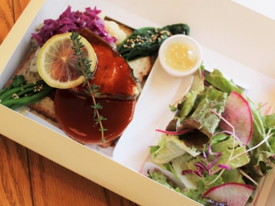 ぶり大根と彩り野菜のスモーブロー☆「ランチBOX B」　1,350円（税込）