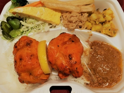 パキスタンスパイスが香る！タンドリーチキン弁当！　600円（税込）