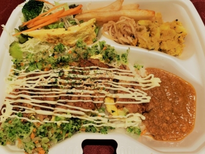 ムガルのロコモコ弁当！　600円（税込）