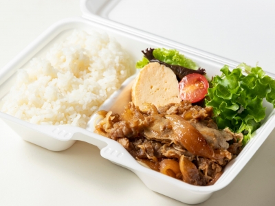 柔らかい豚肉と甘～いたまねぎ♪「豚の生姜焼き弁当」ランチ 500円（税込）/カフェ・ディナー 650円（税別）