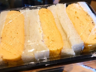 ボリュームたっぷり♪ だし巻きサンドイッチ　500円（税込）
