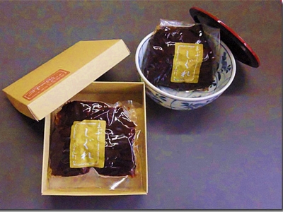 鰻の佃煮 しぐれ煮90グラム　器なし 3,500円（税込） 器あり 3,850円（税込）