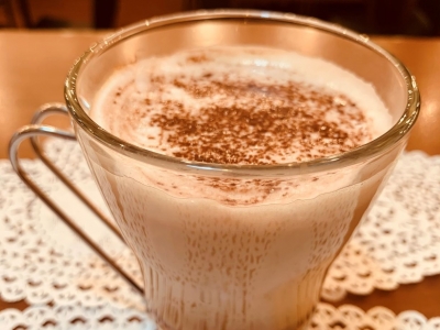 あったか♪ ほうじ茶ラテ　　　　　　600円（税込）