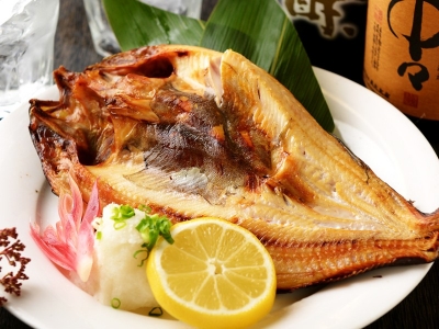 肉厚！ 特大ホッケの炙り　1,382円（税込）