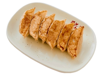 ごろっと食べ応え十分　豚トロ餃子 6個　470円（税込）