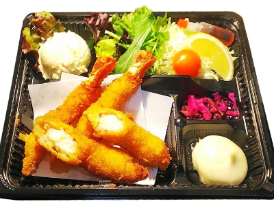 大海老フライ弁当（別容器のごはん付）　1,188円（税込）