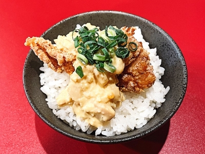 煮玉子タルタル唐揚げめし　350円（税込）