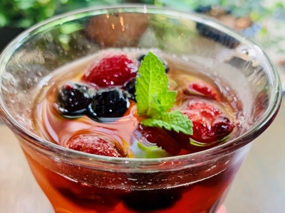 甘酸っぱい♪　ベリーベリーティー　570円（税込）