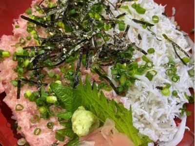 ネギトロシラス丼　1,200円（税込）