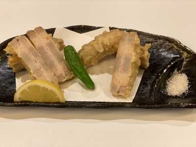 岩国蓮根のはさみ揚げ　580円（税込）