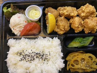 長州鶏の唐揚げ弁当　650円（税込）