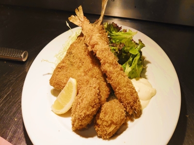 海鮮ミックスフライ定食 （昼のみ） 880円 （税込）