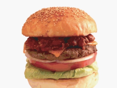 チリチーズバーガー　1,544円（税込）