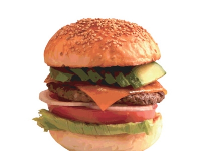 アボカドチーズバーガー　1,490円（税込）