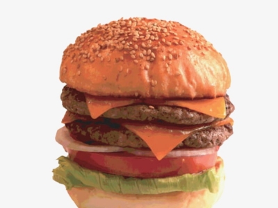 ダブルチーズバーガー　1,706円（税込）