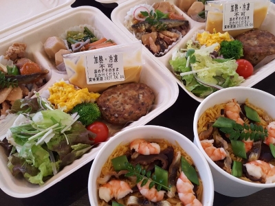 名物いわし膳+ばら寿司  2,400円＋600円（税込） ＜前日までに要予約＞ 