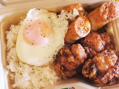 欲張りボラ弁当　800円（税込）