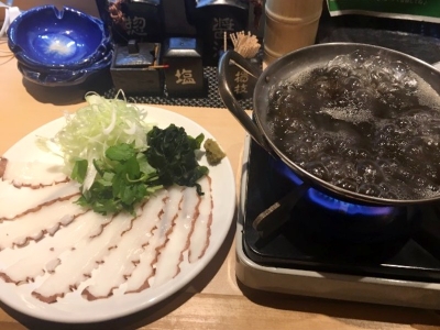たこのしゃぶしゃぶ一人前　1,630円（税込）