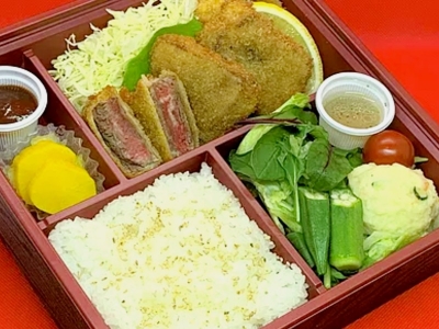 国産牛のヒレカツ御膳　2,300円（税込）