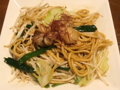 もつ醤油焼きそば　500円（税込）