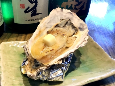 焼き牡蠣「バター醤油焼き」660円（税込）