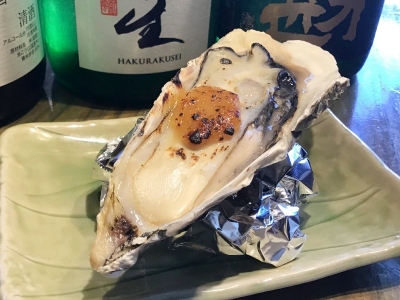 焼き牡蠣「西京味噌焼き」660円（税込）