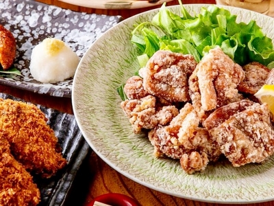 若鶏の唐揚げ　748円（税込）