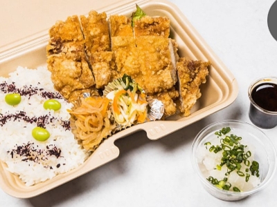 鶏の唐揚げおろしポン酢弁当　850円（税込）