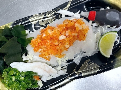 ぶつ切りてっさ（ポンズ付）1,100円（税込）